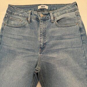 JBD Straight leg jeans with frayed hems